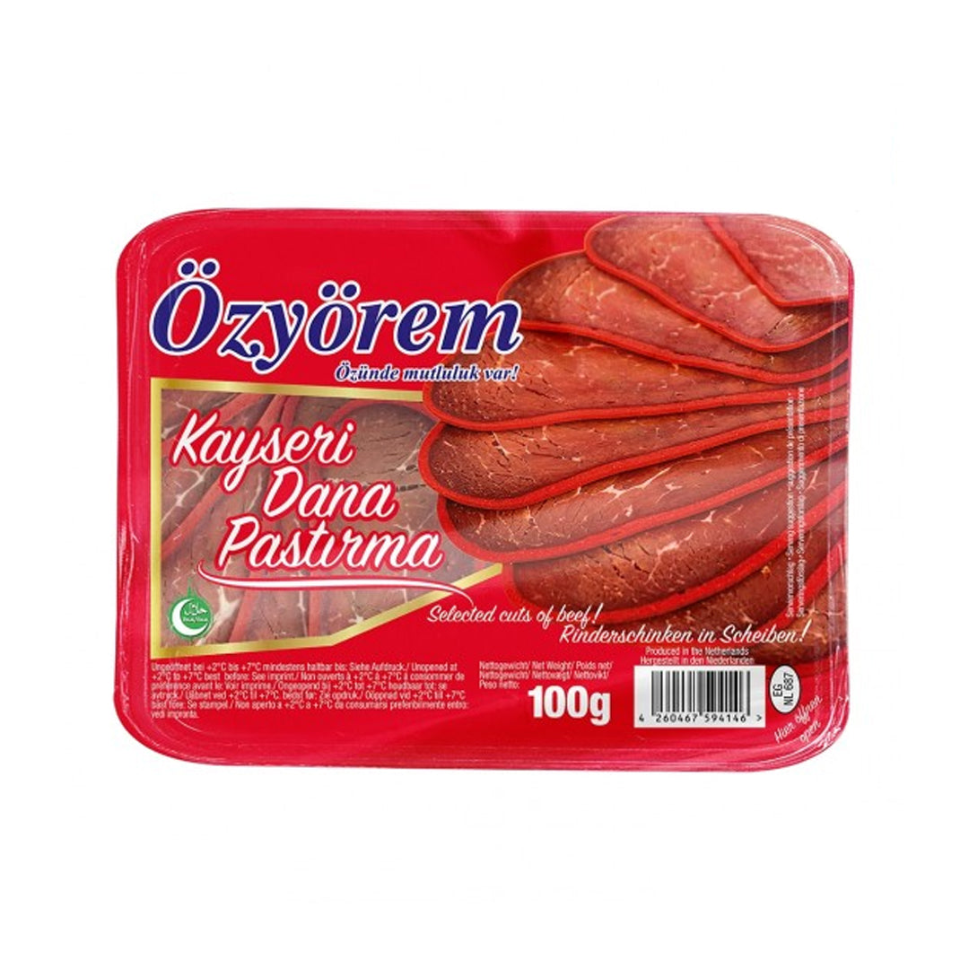 ÖZYÖREM Kayseri Dana Pastirma 100gr