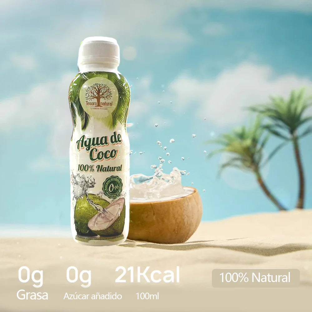 Tesoro %100 Dogal Hindistan Cevizi Suyu -agua de coco- 1L.