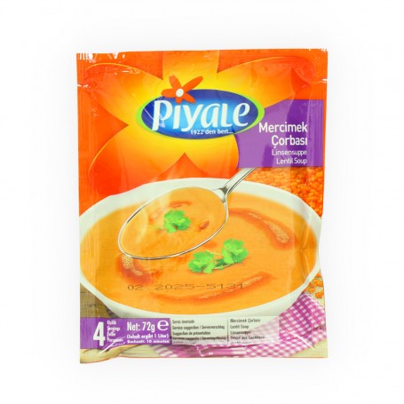 Piyale sopa picante de lenteja roja 65 gr