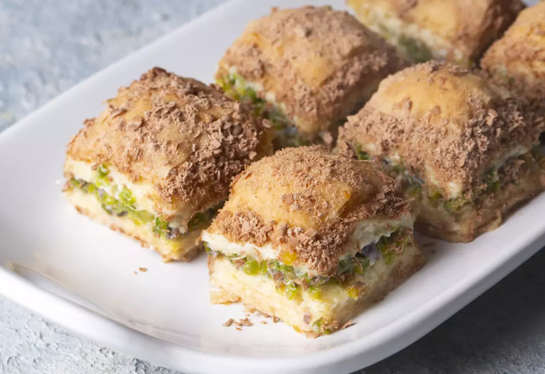 Soğuk Baklava Sütlü 3kg -Baklava frio ,con leche y pistacho-