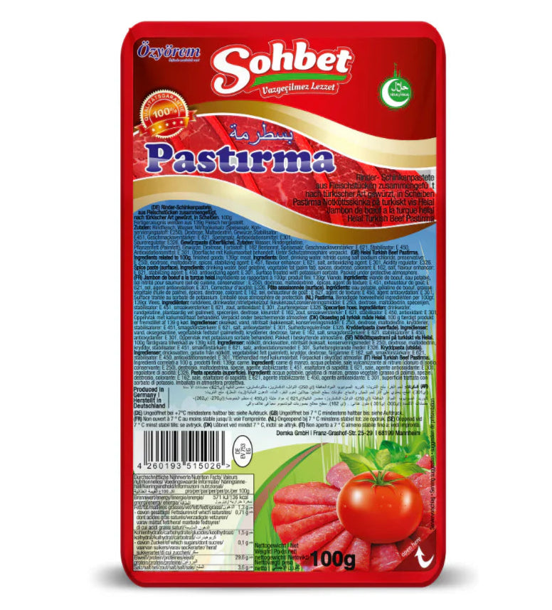 SOHBET Pastirma 100gr