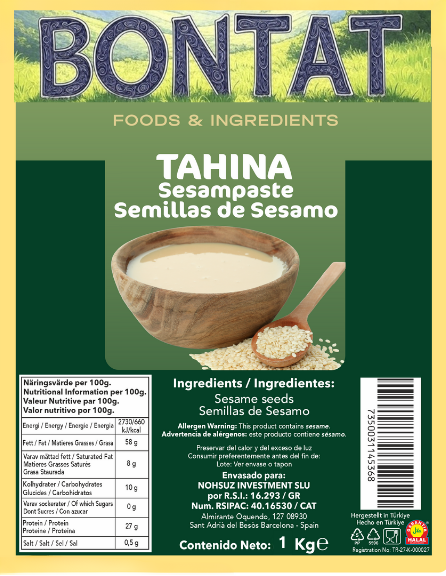 BONTAT Tahin 1000g Pet