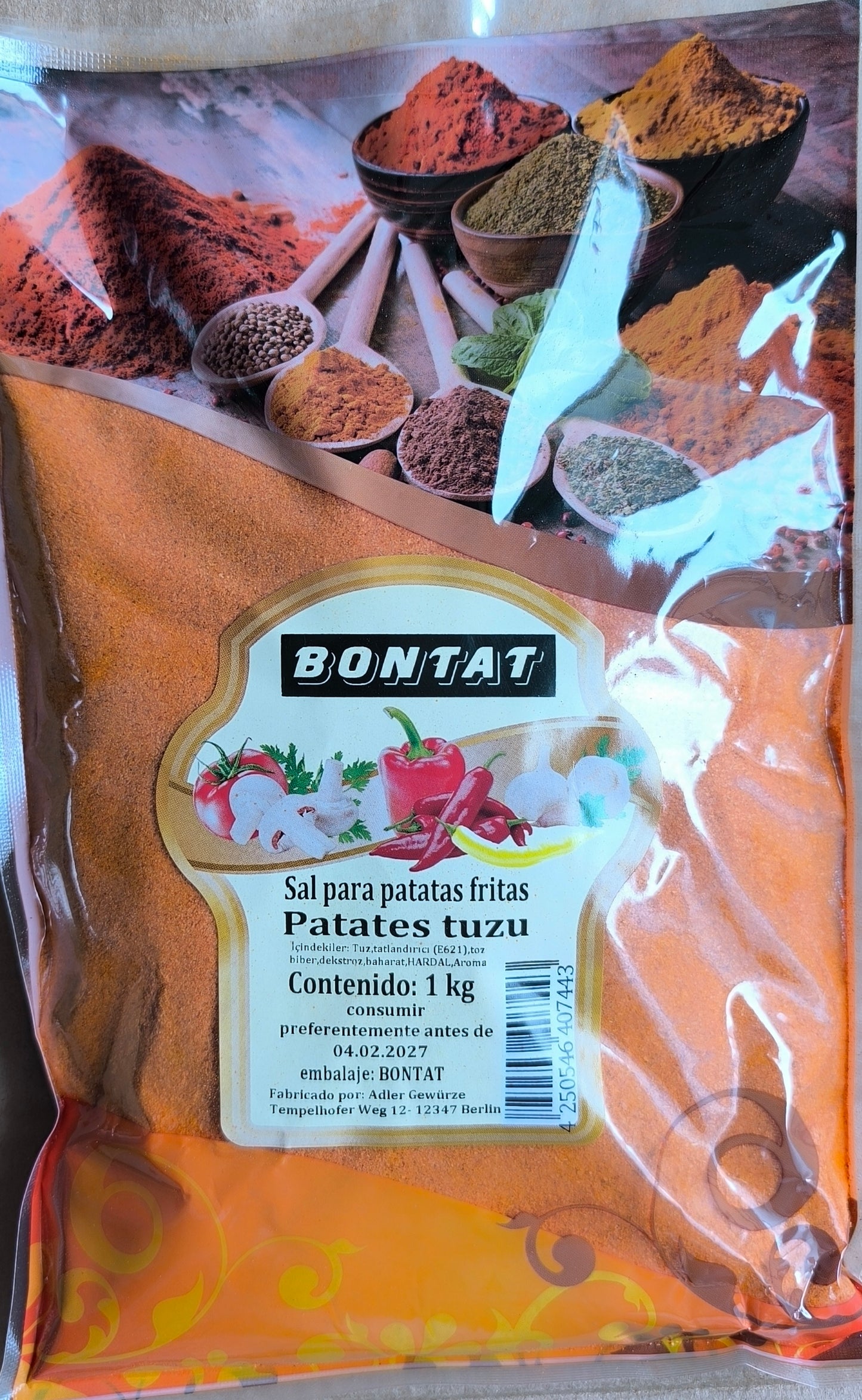Bontat Kızartma Patates Tuzu 1 Kg