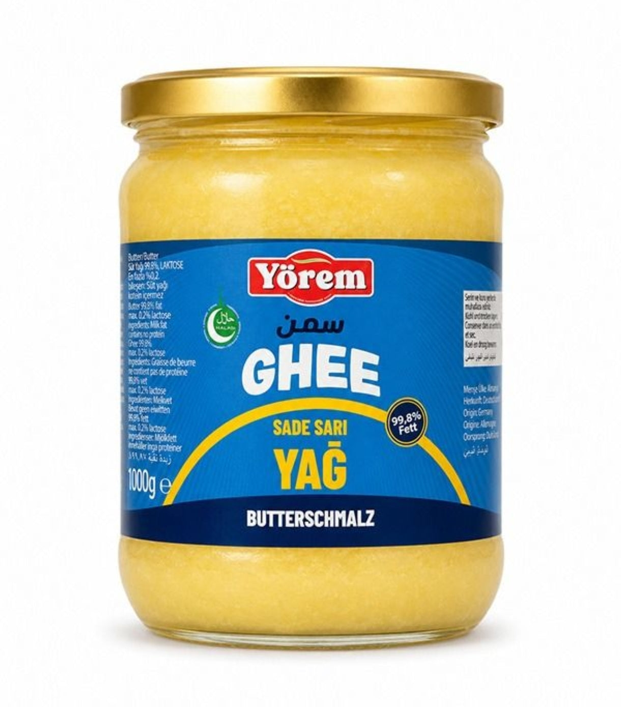 Yörem Ghee Sade Yağ 400g