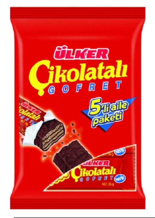 CIKOLATALI GOFRET 5X36G