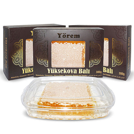 Yörem Yüksekova petekli dogal bal 300g
