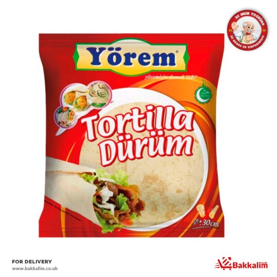 Yörem tortilla wrap 30cm 18 pieces 1440gr.