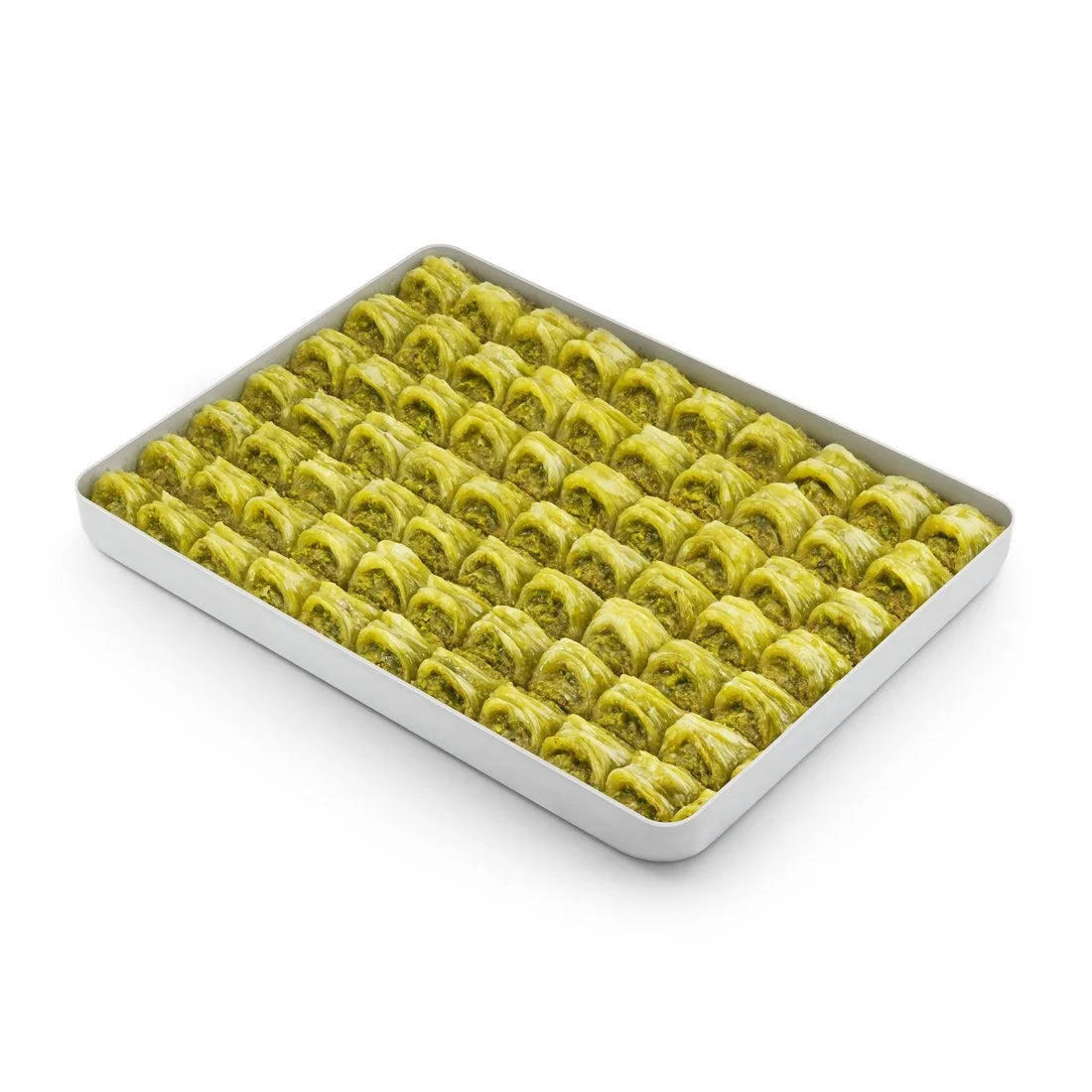 Çimcik Fıstıklı Baklava 3kg Baklava tipo de çimcik, con pistacho.