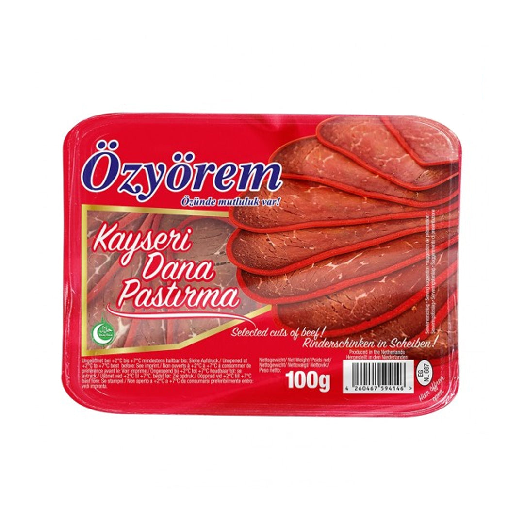 ÖZYÖREM Kayseri Beef Pastirma 100gr