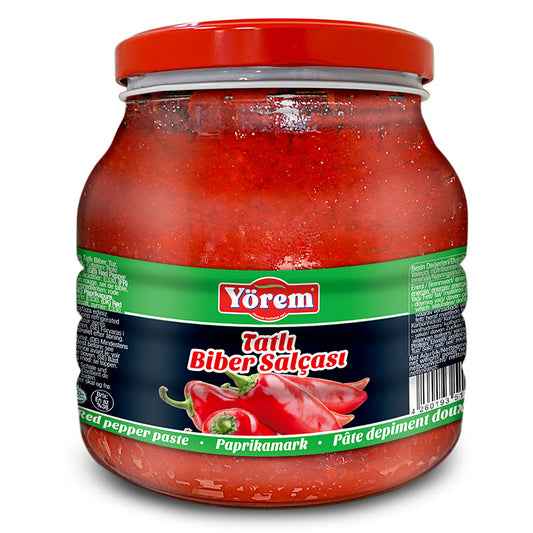 Yörem sweet pepper paste 1650gr pet