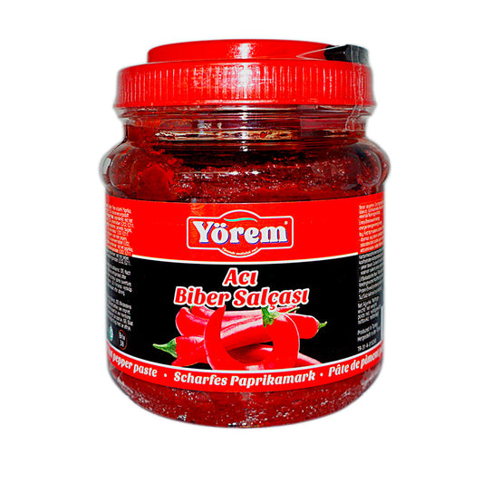 Yörem  pasta concentrada de pimiento picante, tarro de plástico 1.200gr 