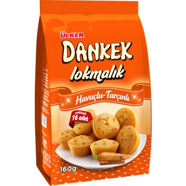 Ülker Dankek bizcochitos de zanahoria y canela 160 gr