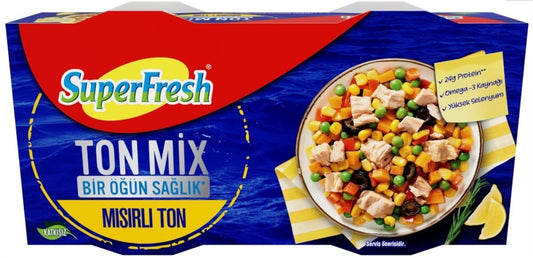 Superfresh mısırlı ton balığı 2x150gr