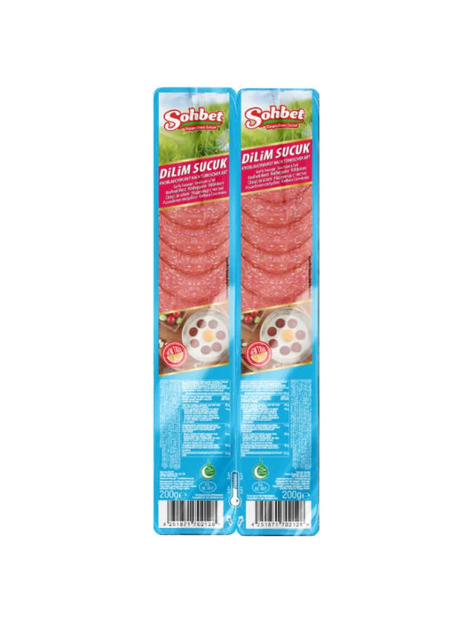 Sohbet Dilim Sucuk 400g (2x200g)