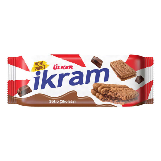 Ülker İkram galletas rellenas de crema de cacao 84 gr