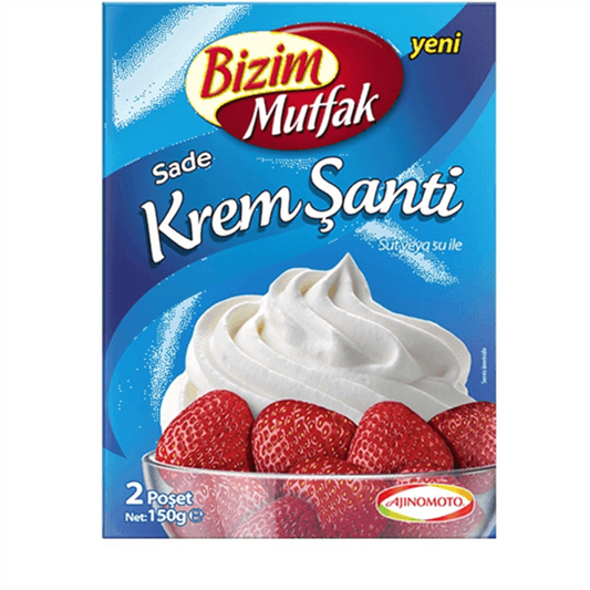 Bizim krem şanti sade 2x75gr