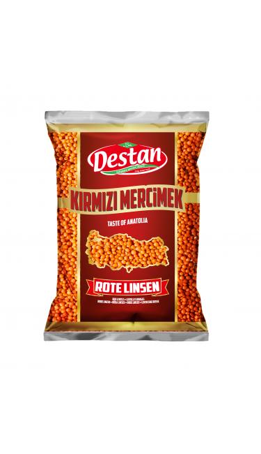 Destan kırmızı futbol mercimek 800gr