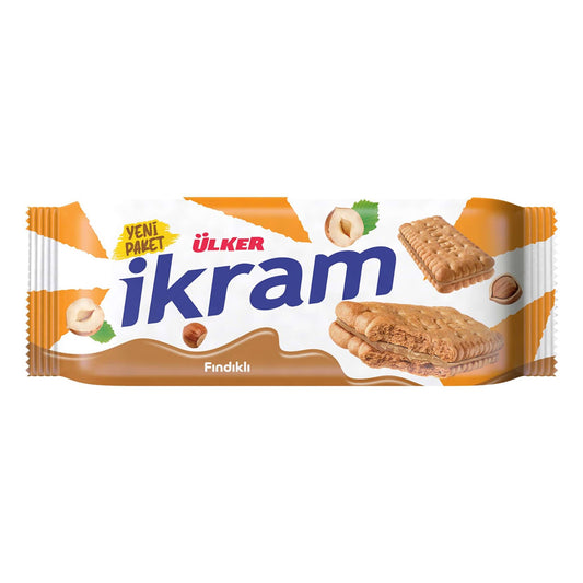 Ülker İkram galletas rellenas de crema de avellanas 84 gr