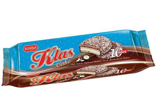 Karsa Klas galletas rellenas sabor a coco recubiertas de chocolate 220 gr