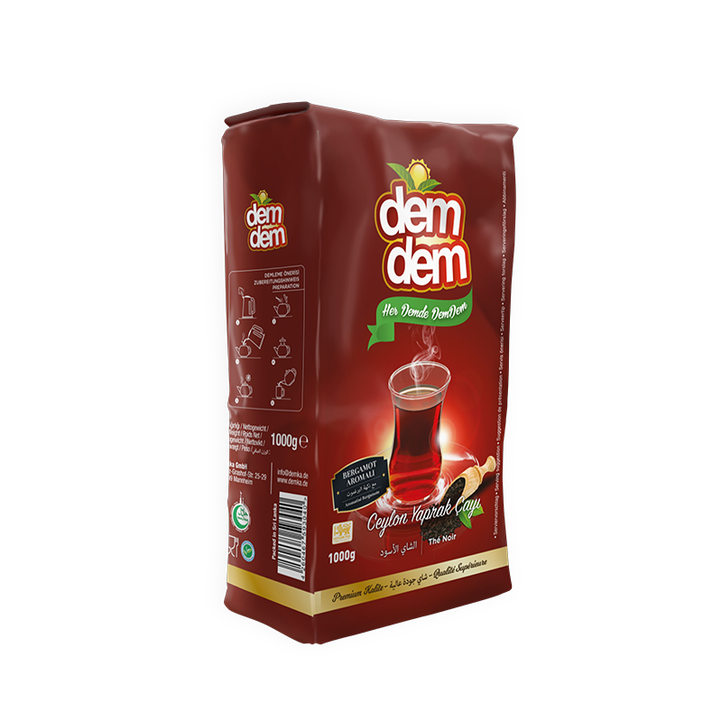 Demdem bergamotlu siyah çay 1kg