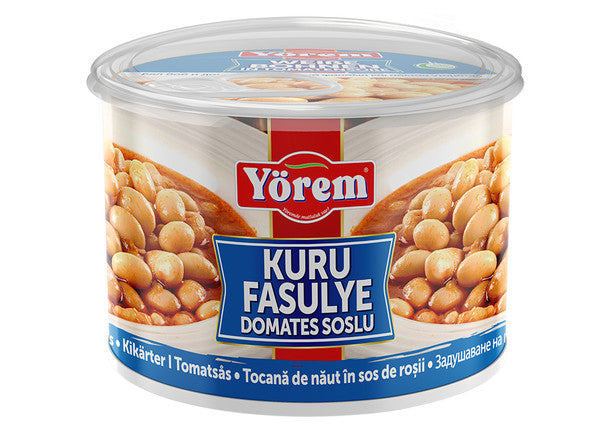 Yörem Kuru fasulye domates soslu 400gr