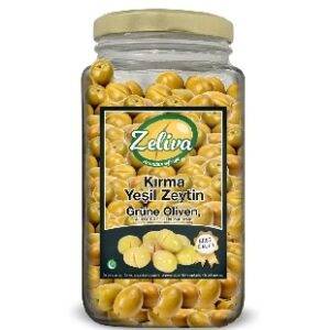 Zeliva Kırma yeşil zeytin 400g cam