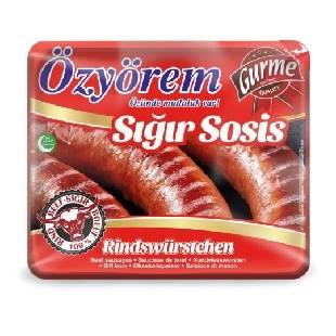 ÖZYÖREM beef sausage 800gr