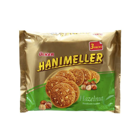 Ülker Hanımeller galletas con avellana 3x82 gr