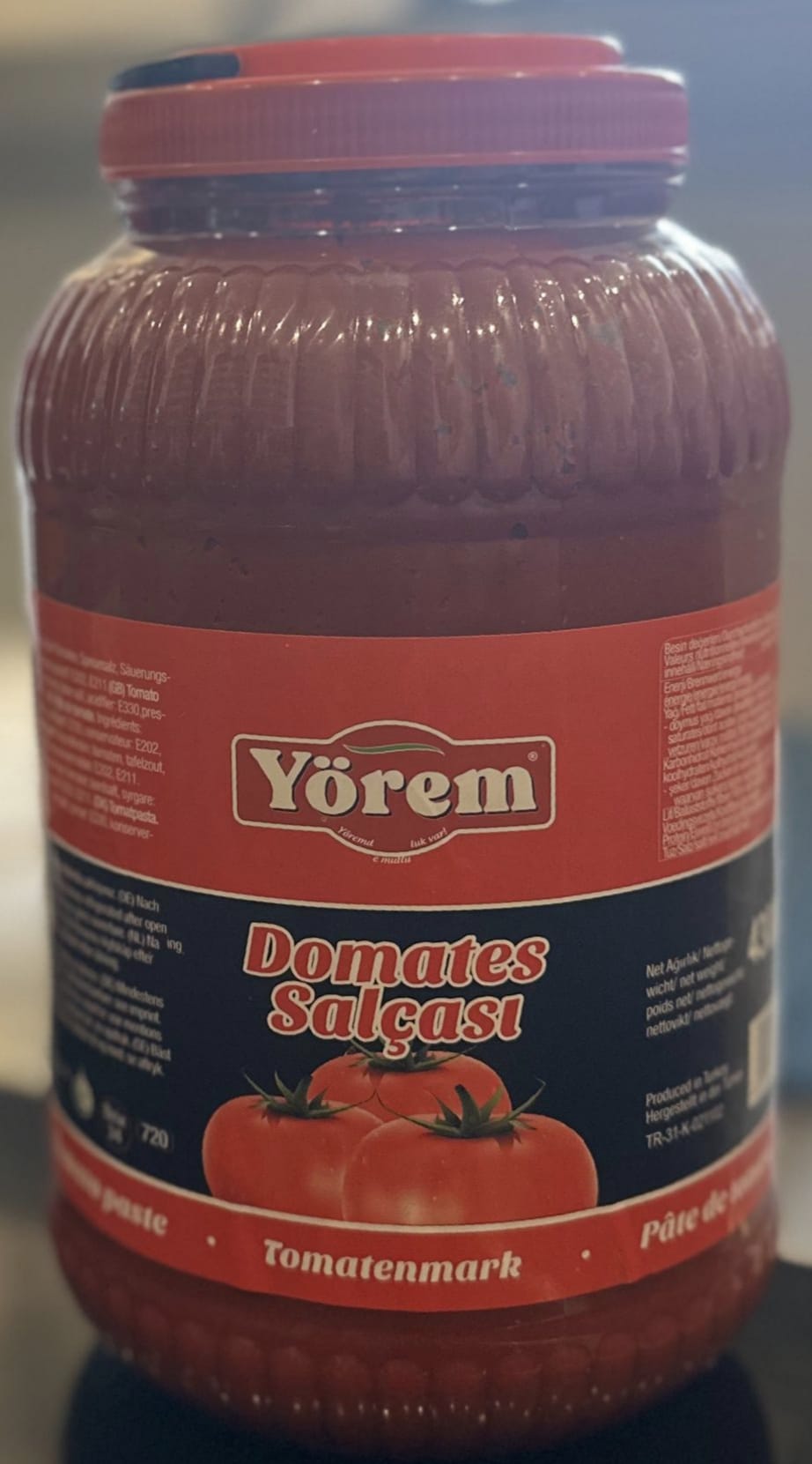 Yörem Domates Salcasi 4300g