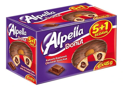 Alpella donut kakaolu kek 6x45gr