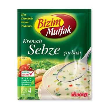 Bizim kremalı sebze çorbası 62gr