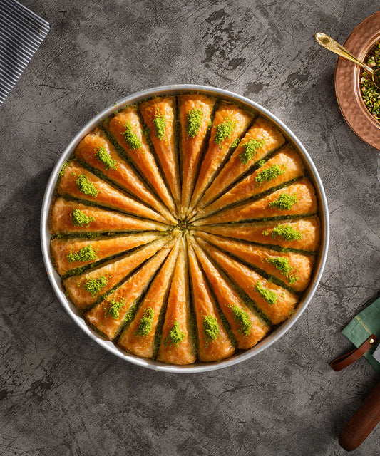 Havuç Dilimi Baklava -Baklava porcıon grande, con pıstacho- 2,5kg