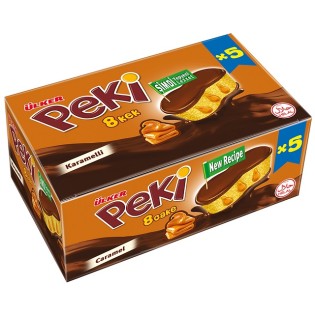 Ülker Peki 8 bizcochitos de caramelo 5x42 gr