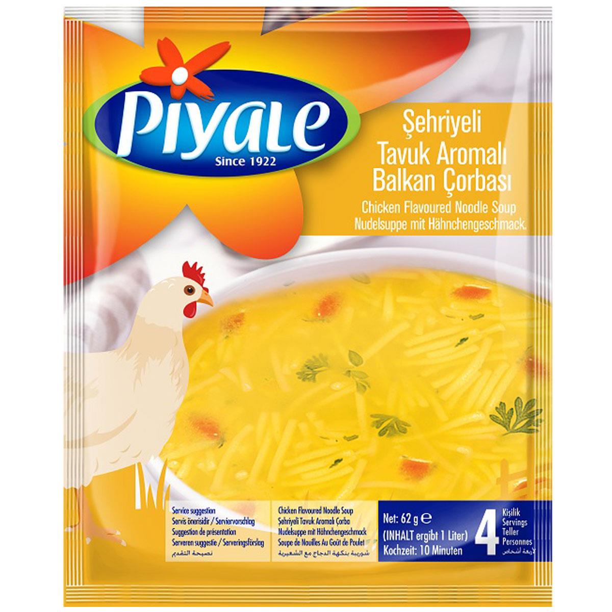 Piyale sehriyeli horozlu Balkan çorbası 65gr.