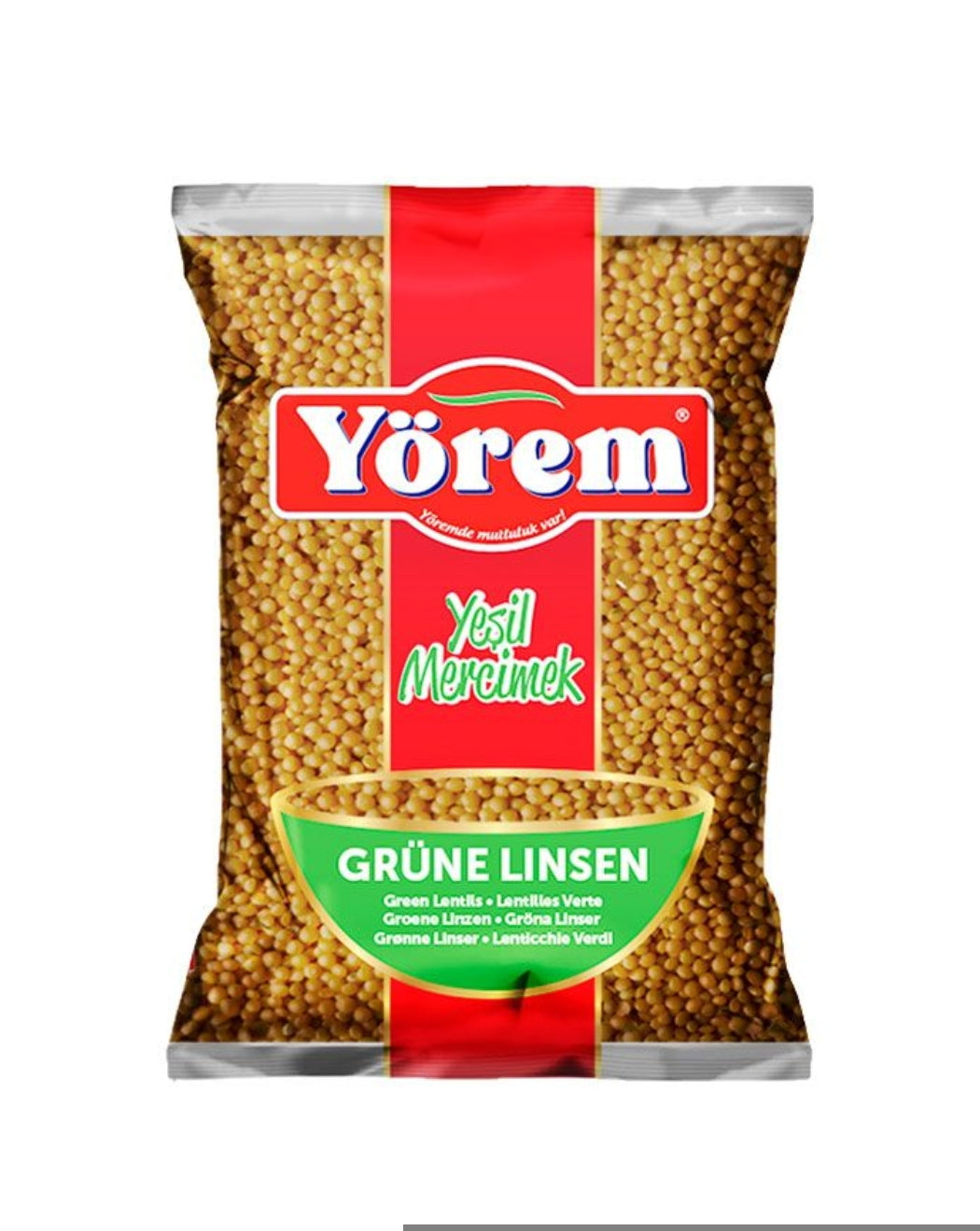 Yörem Yesil Mercimek 1000gr