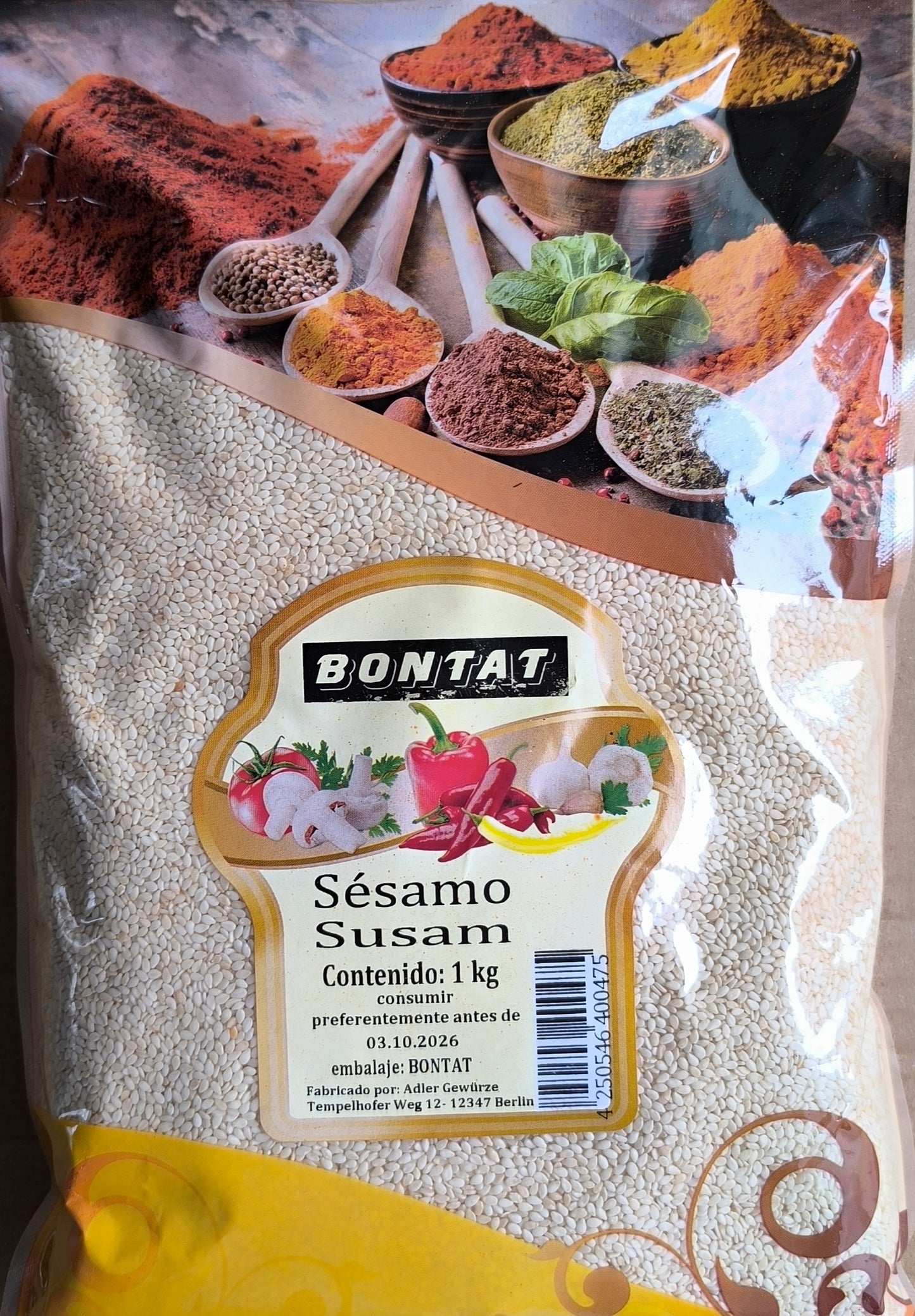Bontat Doğal Susam 1Kg
