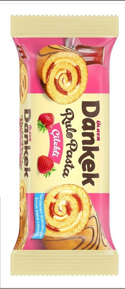 DANKEK RULO PASTA CILEKLI 235G