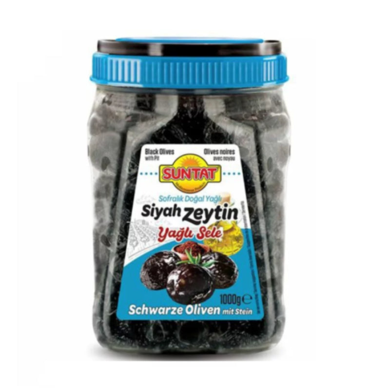 Suntat Siyah Sele Zeytin 1000g