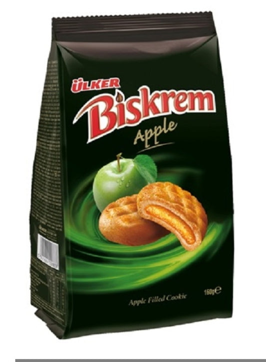 BISKREM ELMALI BISKÜVI POSET 160G
