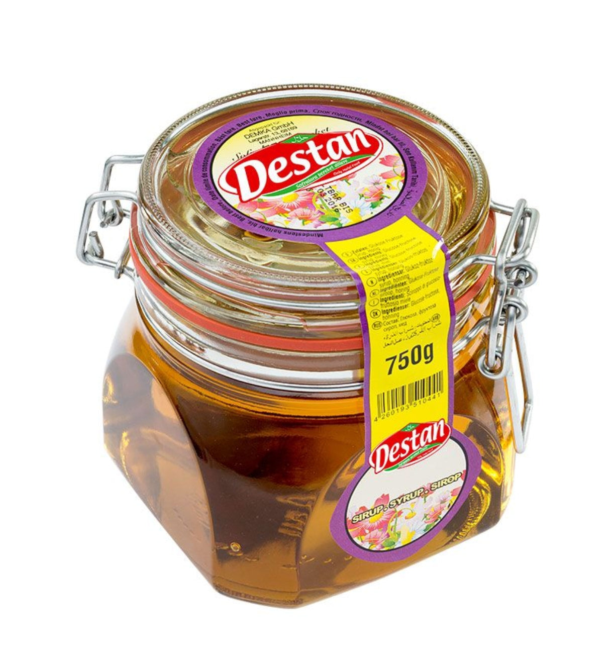 Destan Süzme Bal 750gr Miel cam