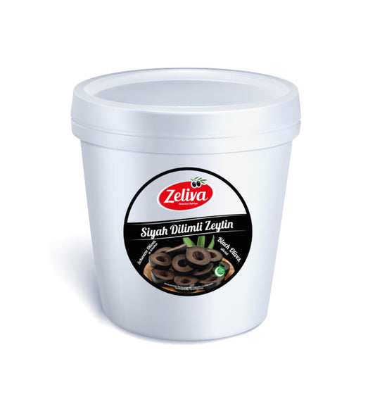 Zeliva Siyah Dilim Zeytin 7Kg Pet