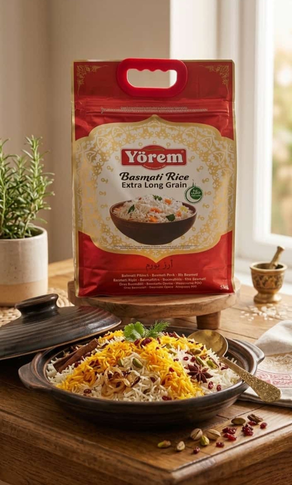 Yörem Basmati Pirinç 4Kg