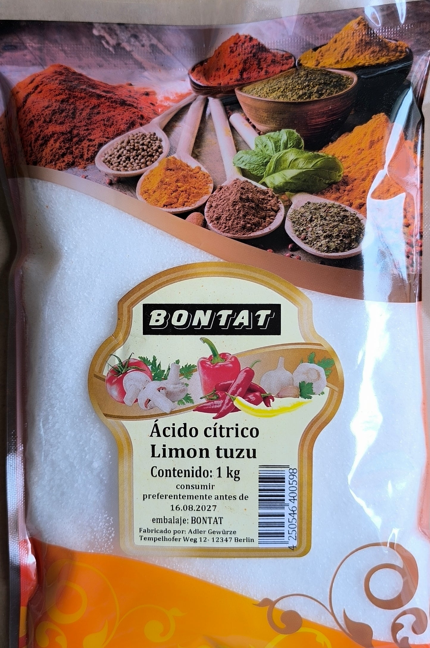 Bontat Limon Tuzu 1Kg