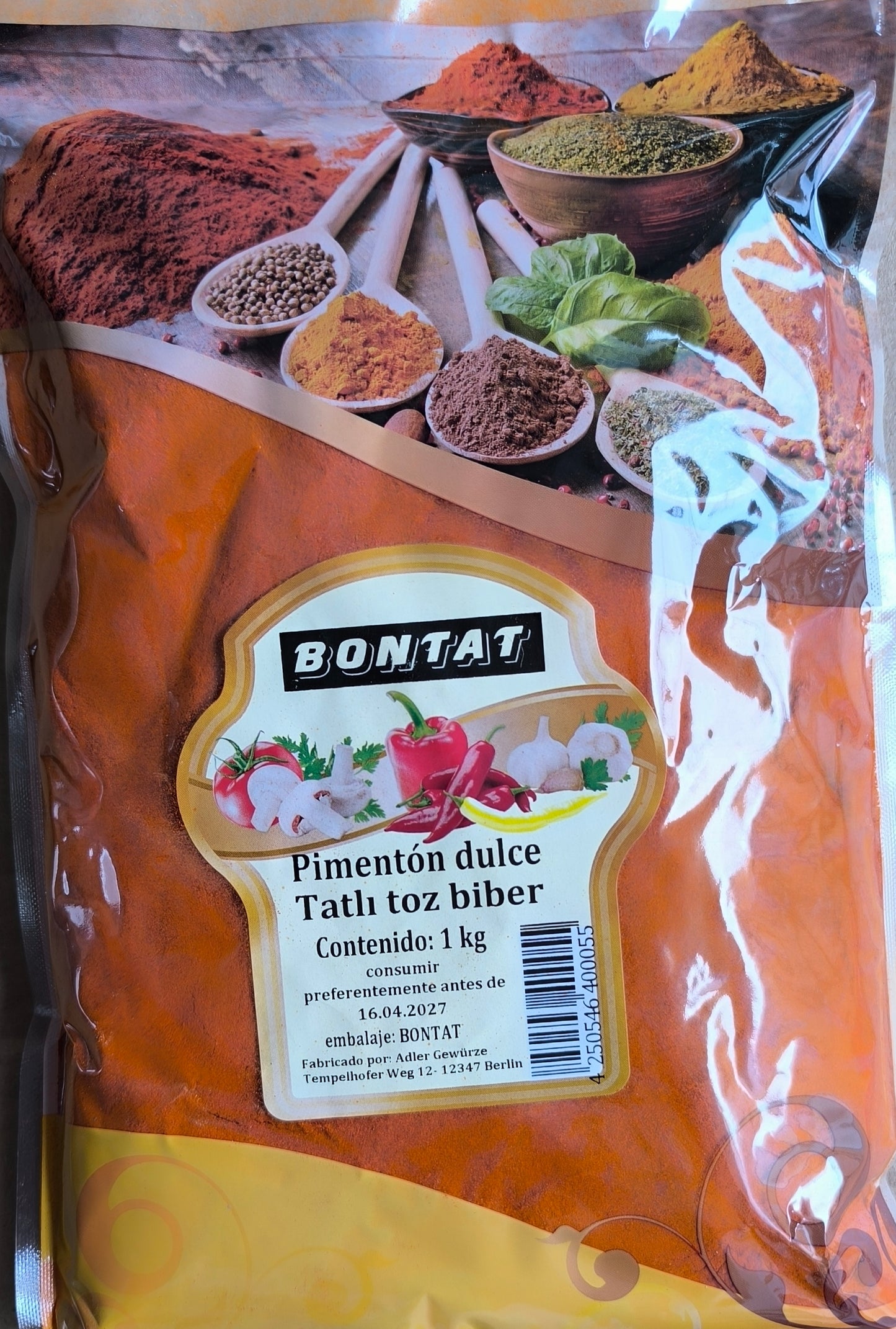 Bontat Tatlı Toz Biber 1Kg