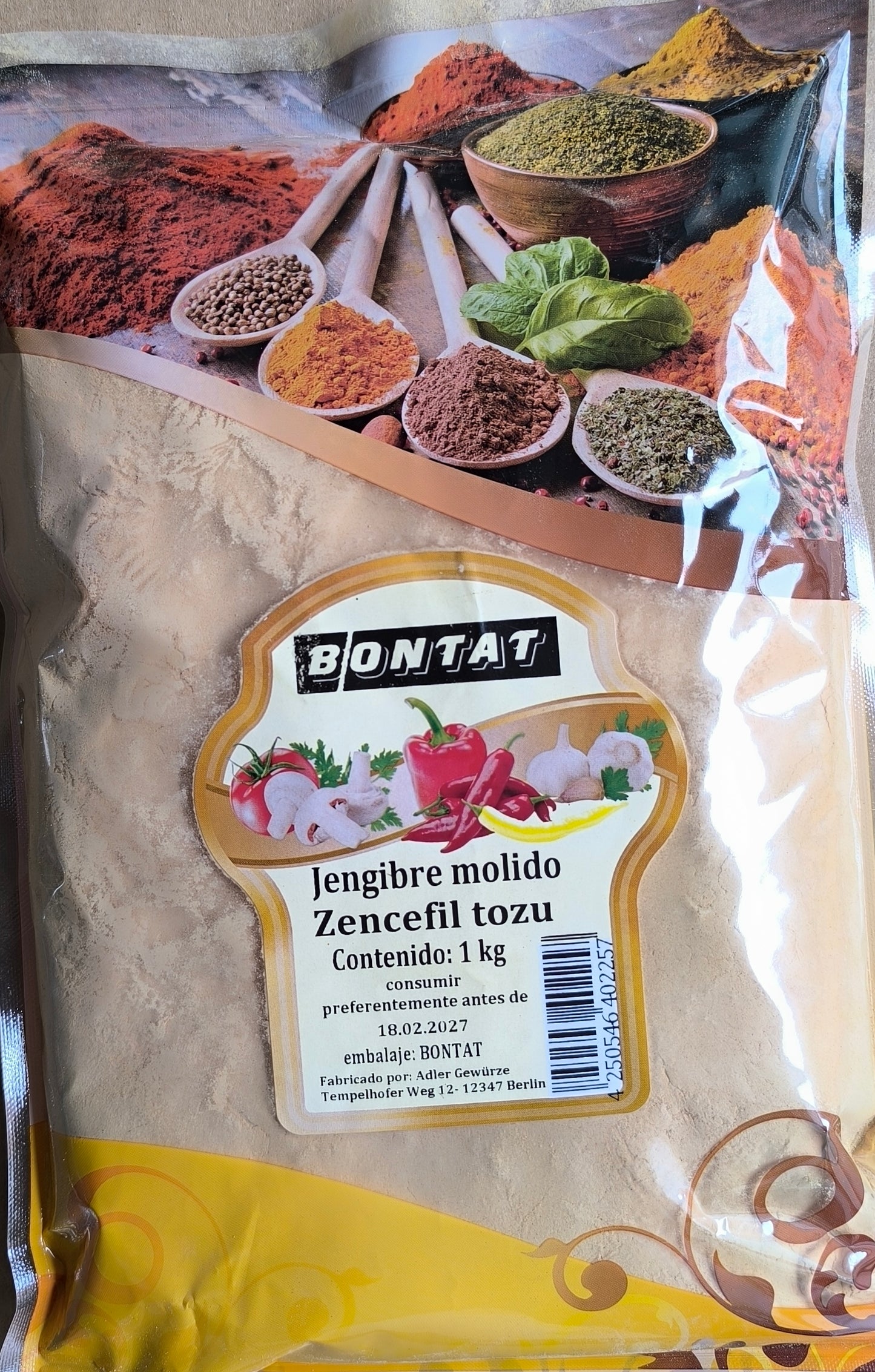 Bontat Zencefil Tozu 1 Kg