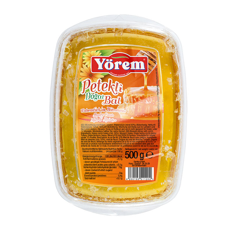 Yörem natural comb honey 500gr