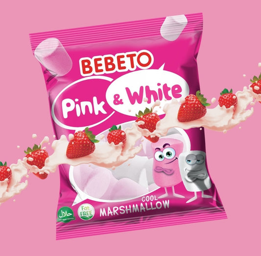 Bebeto Vanilya Çilek Marshmallow 60g