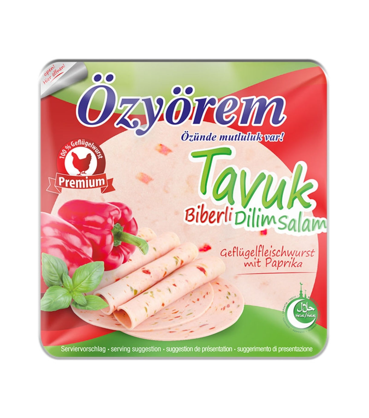 Ozyorem Tavuk Biberli Dilim Salam 200g