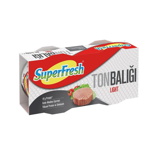 Superfresh ton balığı naturel suda 2x150gr