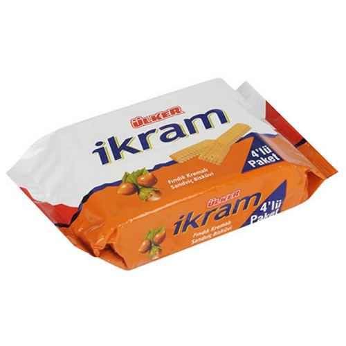 Ülker İkram galletas rellenas de crema de avellanas 4x84 gr